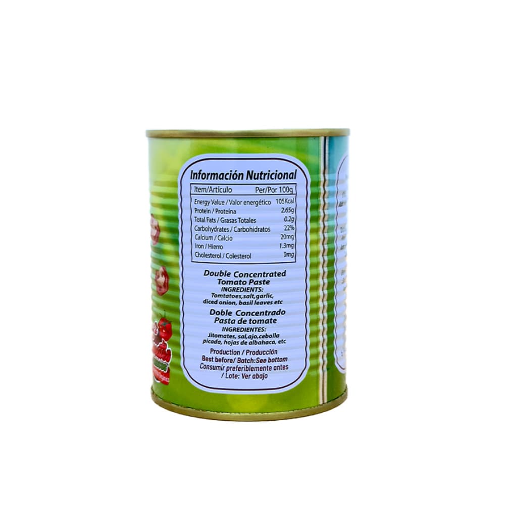 Pasta de tomate doble concentrado condimentado Sabrosísimo (400 g / 14.11 oz) - Miniatura 2