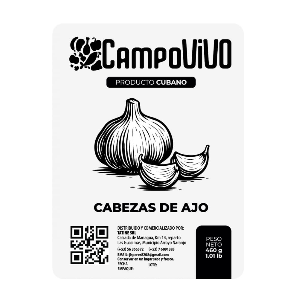 Cabezas de ajo Campo Vivo (460 g / 1.01 lb) - Miniatura 2