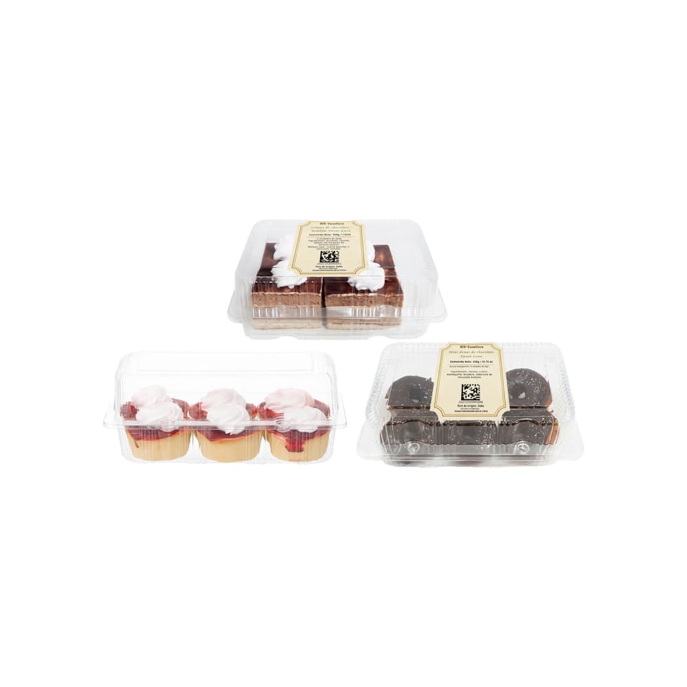 Sweet Love No.8: Tartaletas de guayaba y nata  + Lonjas de chocolate - bombón + Mini donas de chocolate - Imagen 1