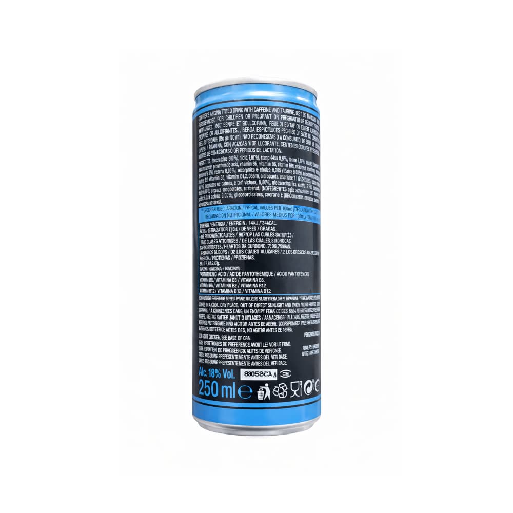 Bebida energizante con vodka Shaka (250 ml) - Miniatura 3