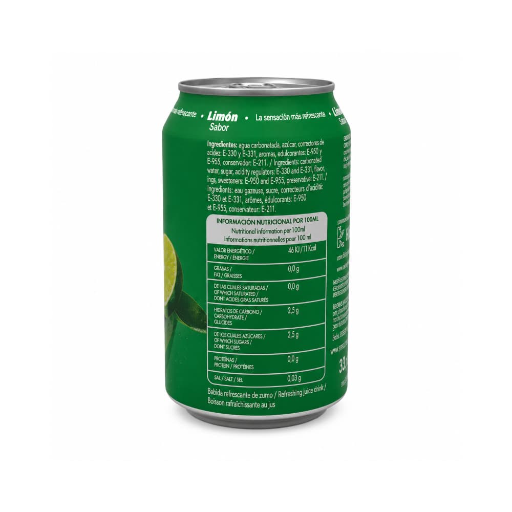 Refresco gaseado sabor limón Covey (24 X 330 ml) - Miniatura 3