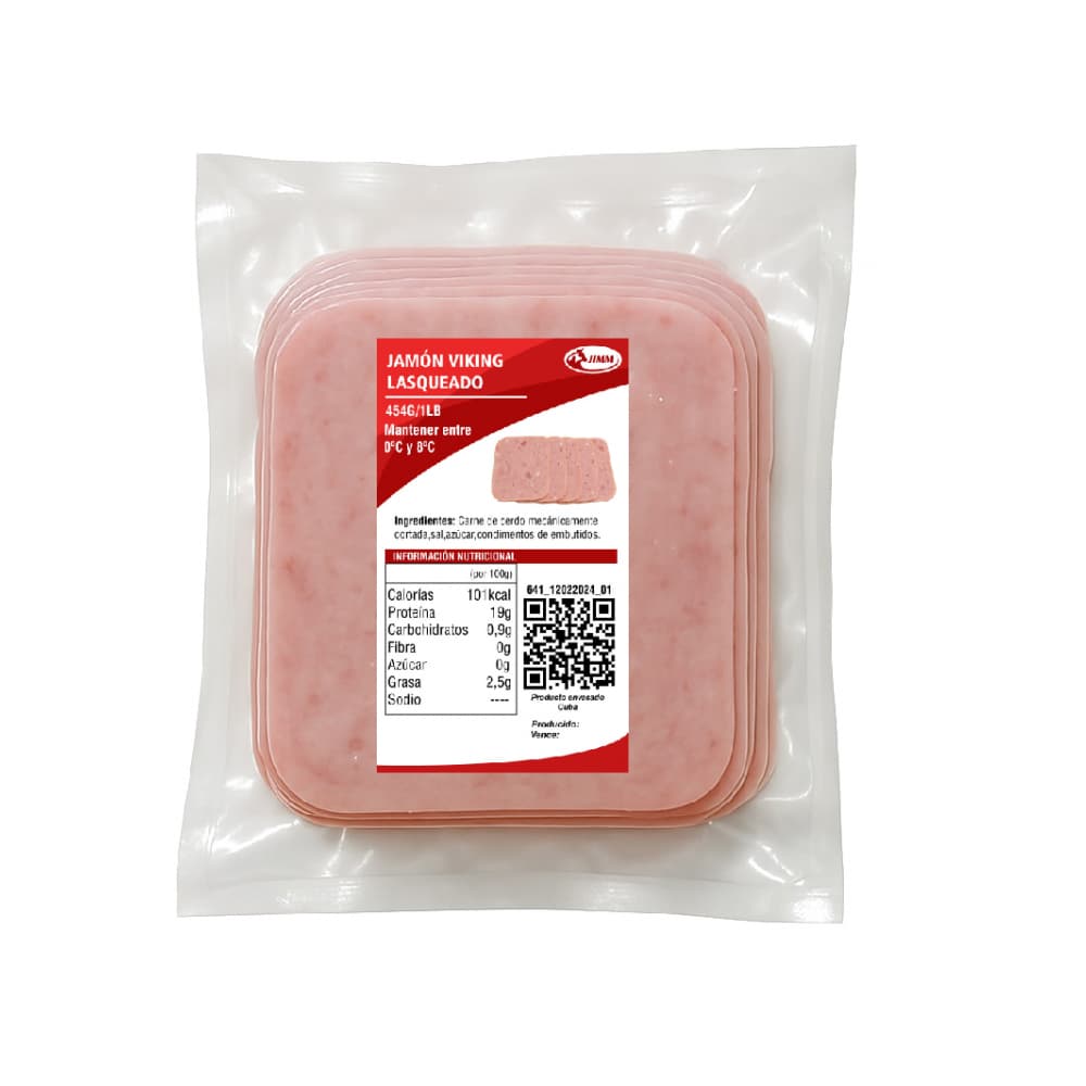 Jamón viking lasqueado Jimm (454 g / 1 lb) - Imagen 1