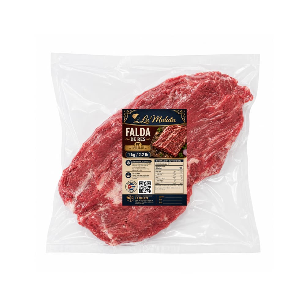 Falda de res La Mulata (1 kg / 2.2 lb) - Miniatura 1