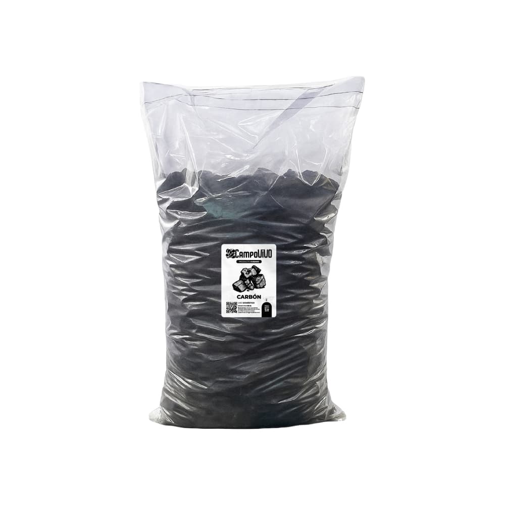 Carbón vegetal Campo Vivo (5 x 10 kg / 22 lb) - Miniatura 2