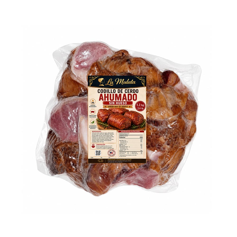 Codillo de cerdo ahumado sin hueso La Mulata (1.2 kg / 2.6 lb) - Miniatura 1
