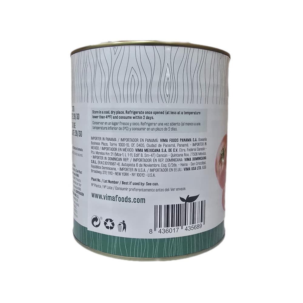 Pasta de tomate Vima Foods (3 kg / 6.6 lb) - Miniatura 4
