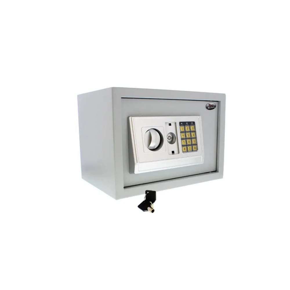 Caja de seguridad electrónica grande color gris Max Motor modelo 964-2104708 (35 L) - Miniatura 2