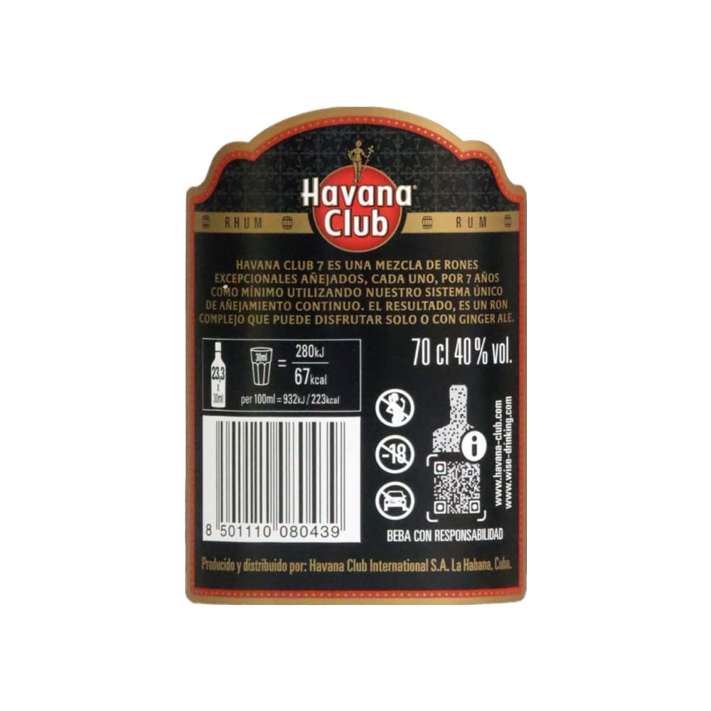 Estuche Ron Profundo Havana Club + Ron añejo 7 años Havana Club - Miniatura 3