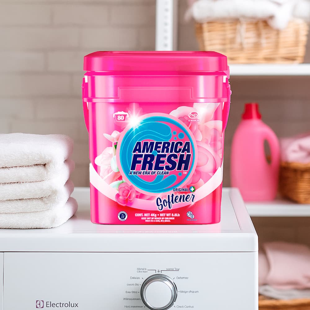 Detergente en polvo original con suavizante America Fresh (4 kg / 8.8 lb) - Miniatura 2