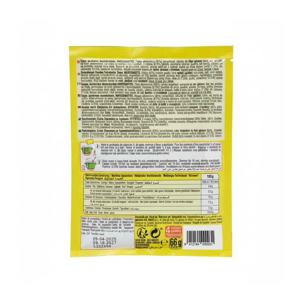 Sopa jardinera con aceite de oliva Calnort (3 x 66 g / 2.33 oz) - Miniatura 4