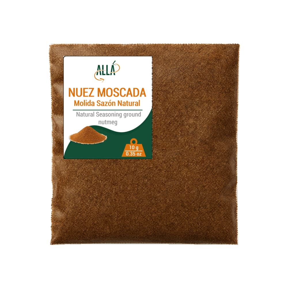 Nuez moscada molida sazón natural ALLÁ (10 g) - Imagen 1