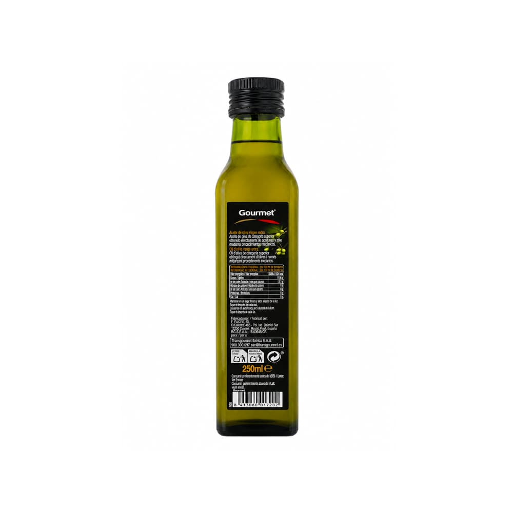 Aceite de oliva virgen extra Gourmet (250 ml) - Miniatura 2