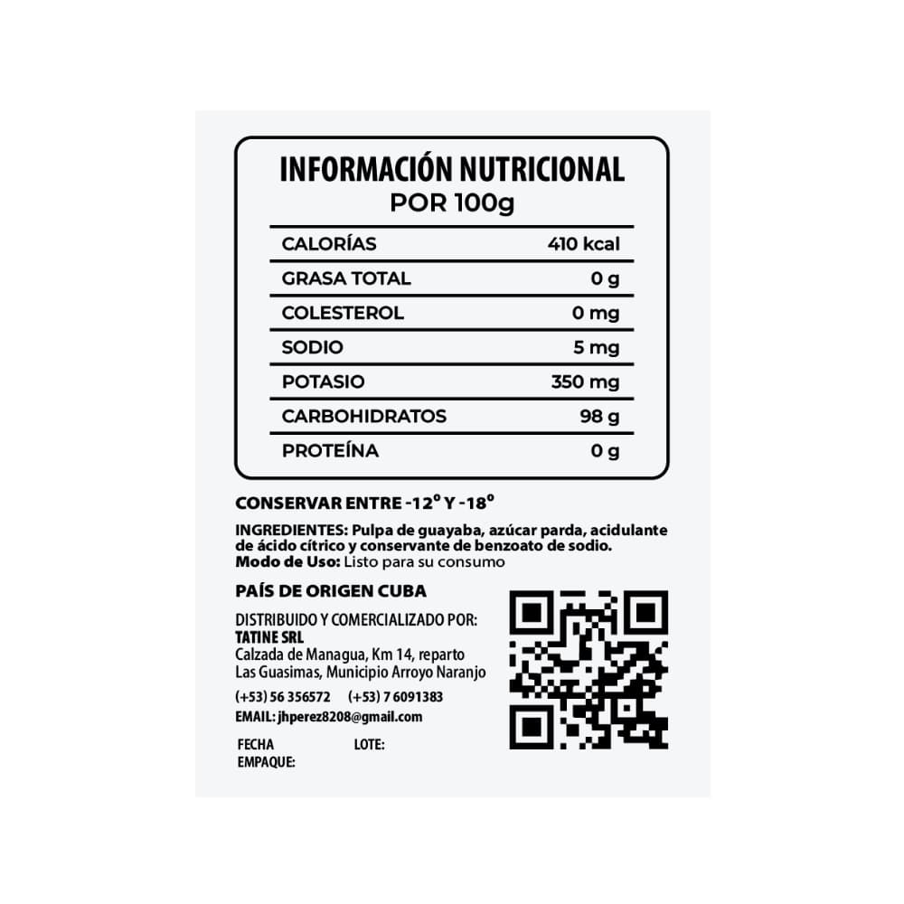 Barra de guayaba Tatine (370 g / 13.05 oz) - Miniatura 3