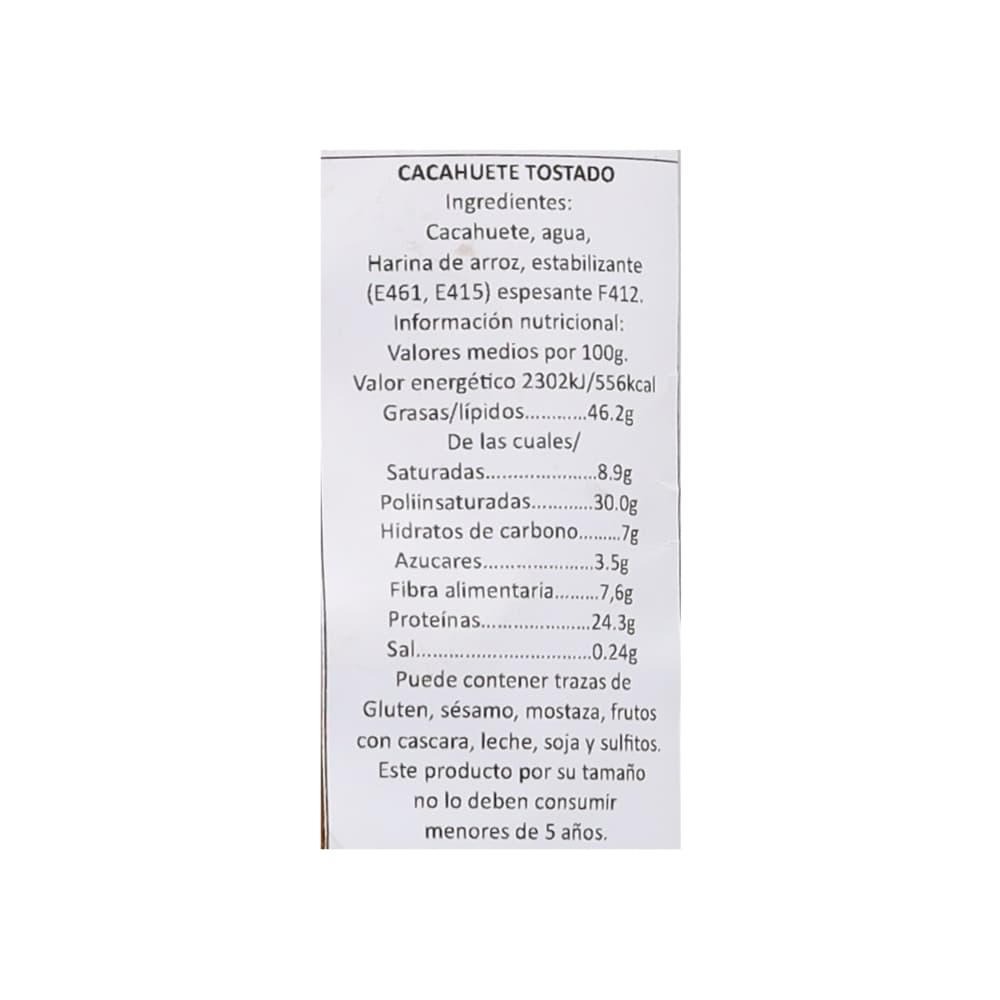 Cacahuete tostado Sagacor (100 g / 3.5 oz) - Miniatura 2