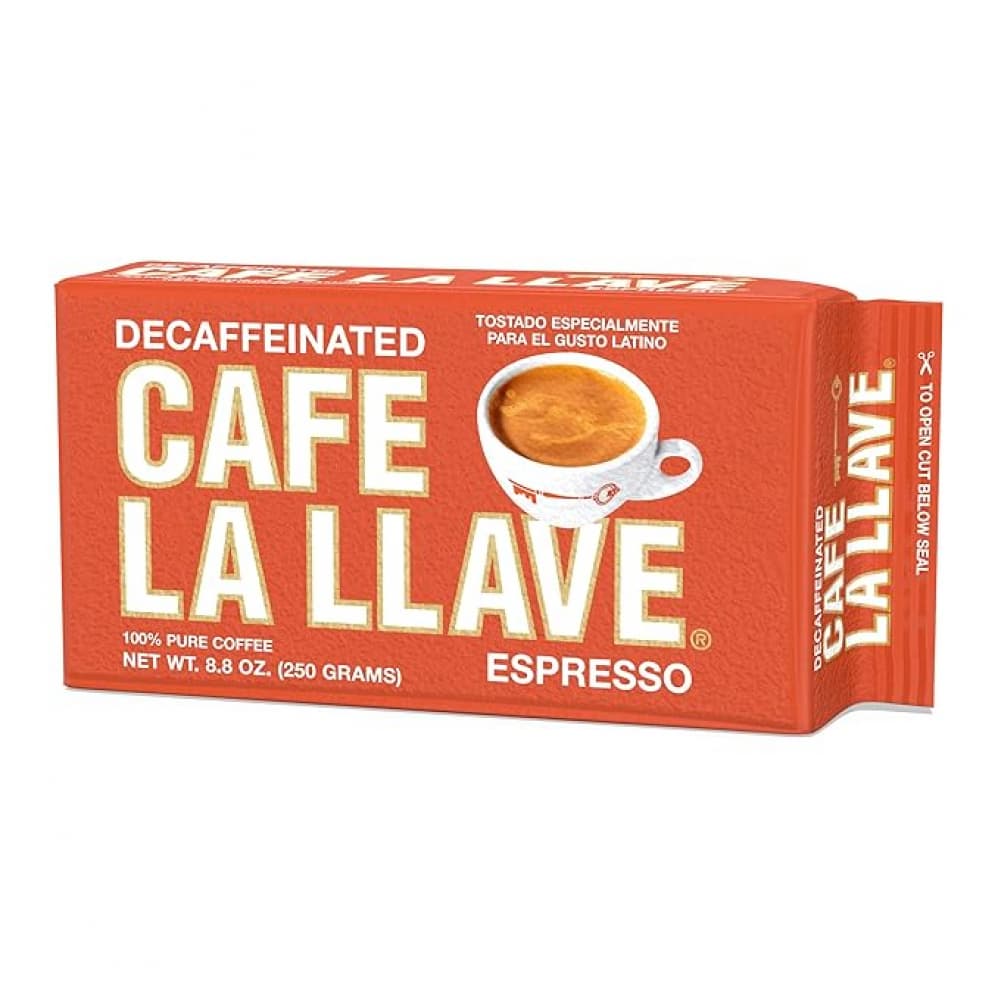 Café espresso descafeinado La Llave (250 g / 8.8 oz) - Imagen 1
