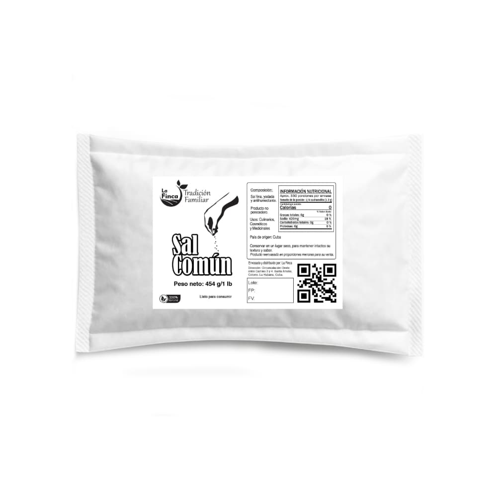Sal común La Finca (454 g / 1 lb) - Miniatura 2