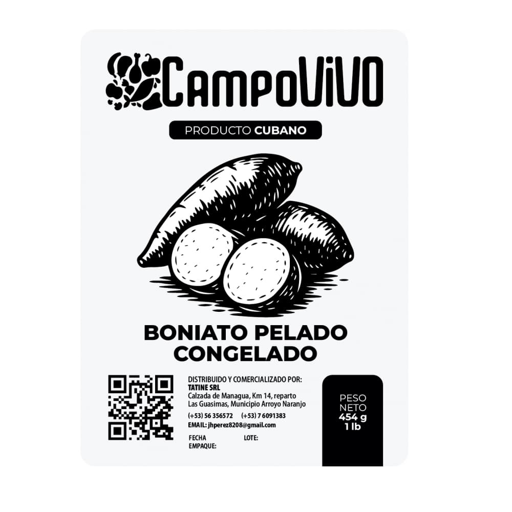 Boniato pelado congelado Campo Vivo (454 g / 1 lb) - Miniatura 3