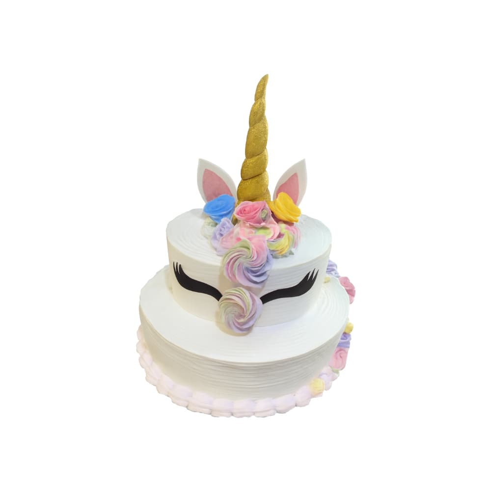 Cake unicornio de dos pisos Kaona (25 comensales) - Imagen 1