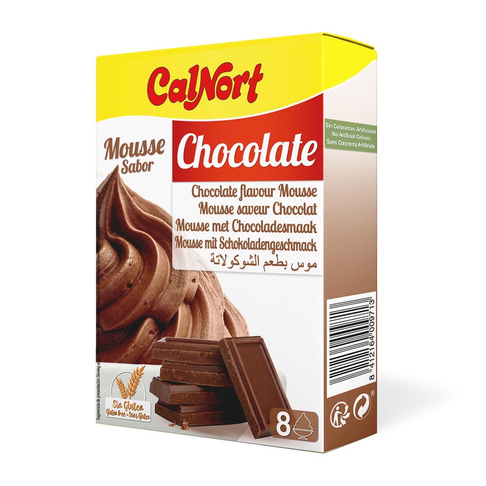 Preparado deshidratado para mousse sabor chocolate Calnort (140 g / 4.94 oz) - Miniatura 4