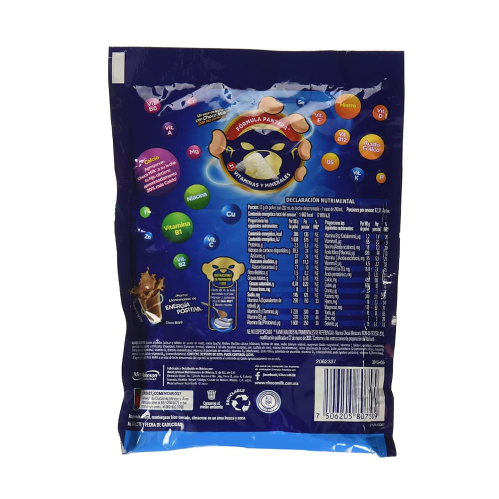 Chocolate en polvo Choco Milk (160 g / 5.64 oz) - Miniatura 3
