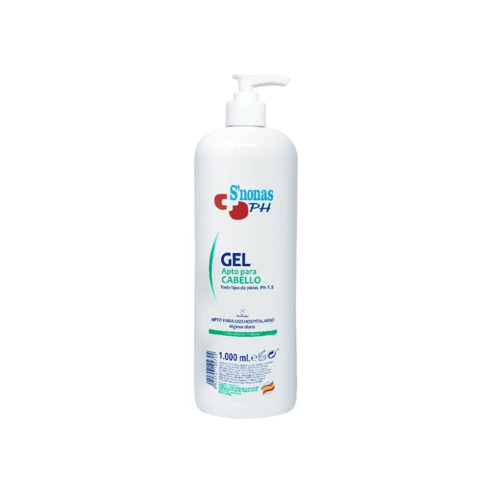 Gel de baño apto para cabello S'nonas (1 L) - Miniatura 1