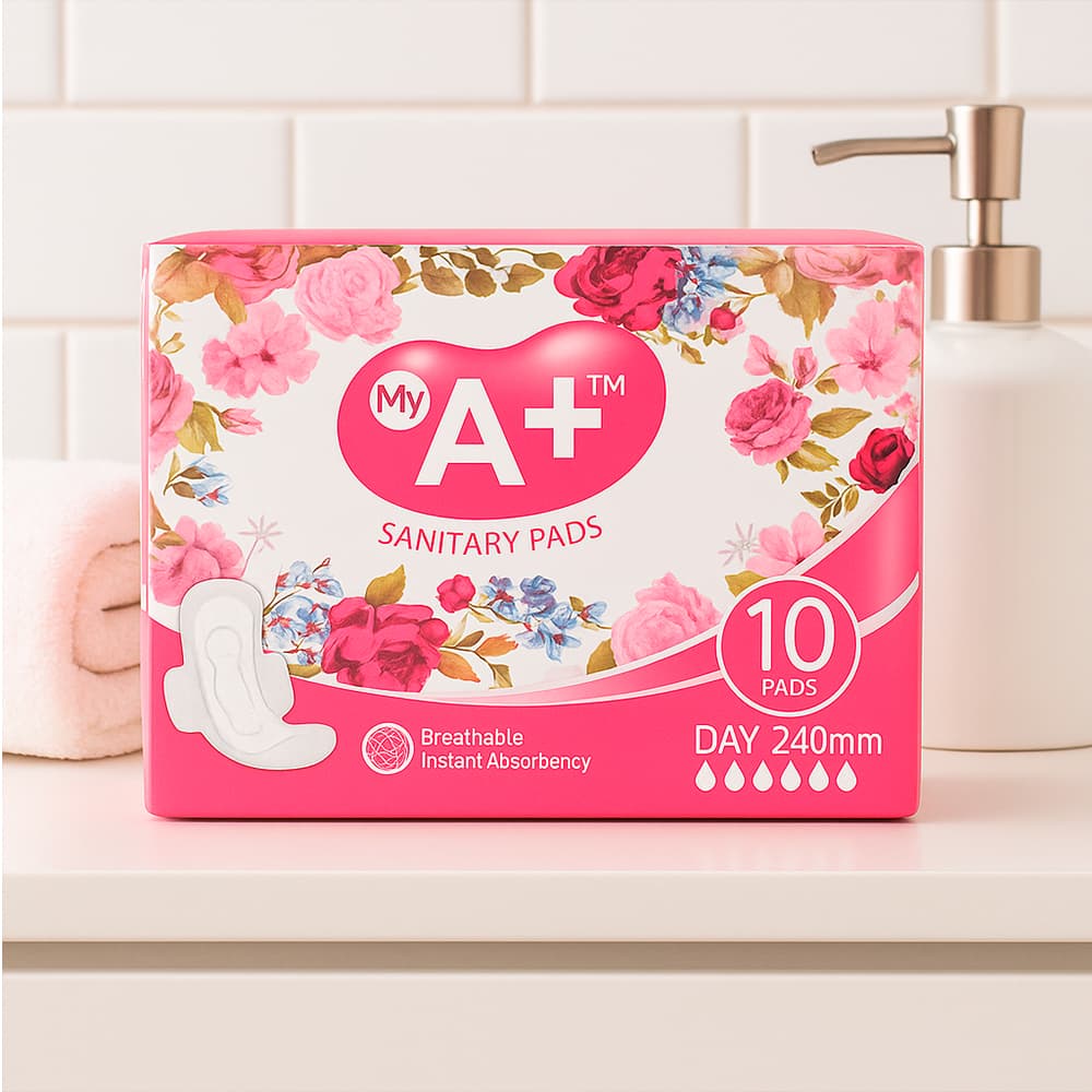Almohadillas sanitarias íntimas con alas My A+ (10 U) - Miniatura 2