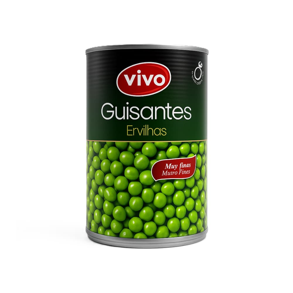 Guisantes muy finos Vivó (400 g / 14.10 oz) - Imagen 1