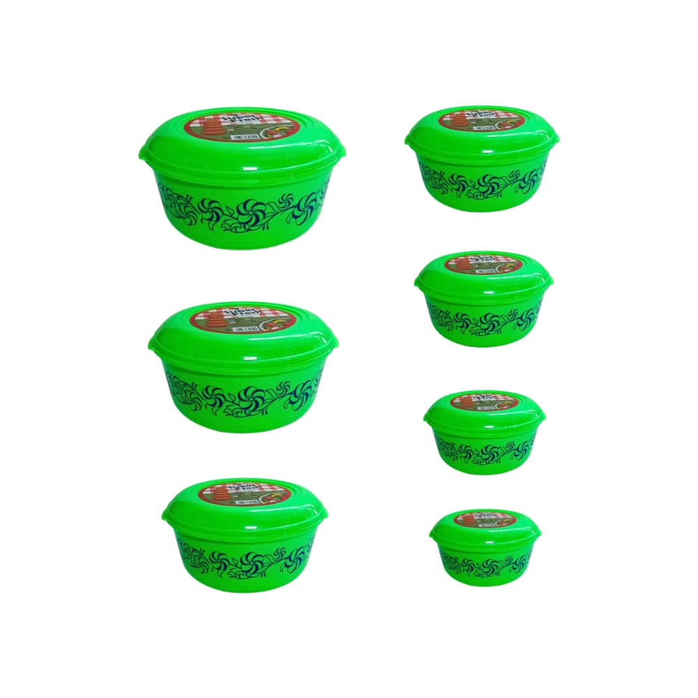 Set de 7 pozuelos con tapa de plástico Genérico - Miniatura 3