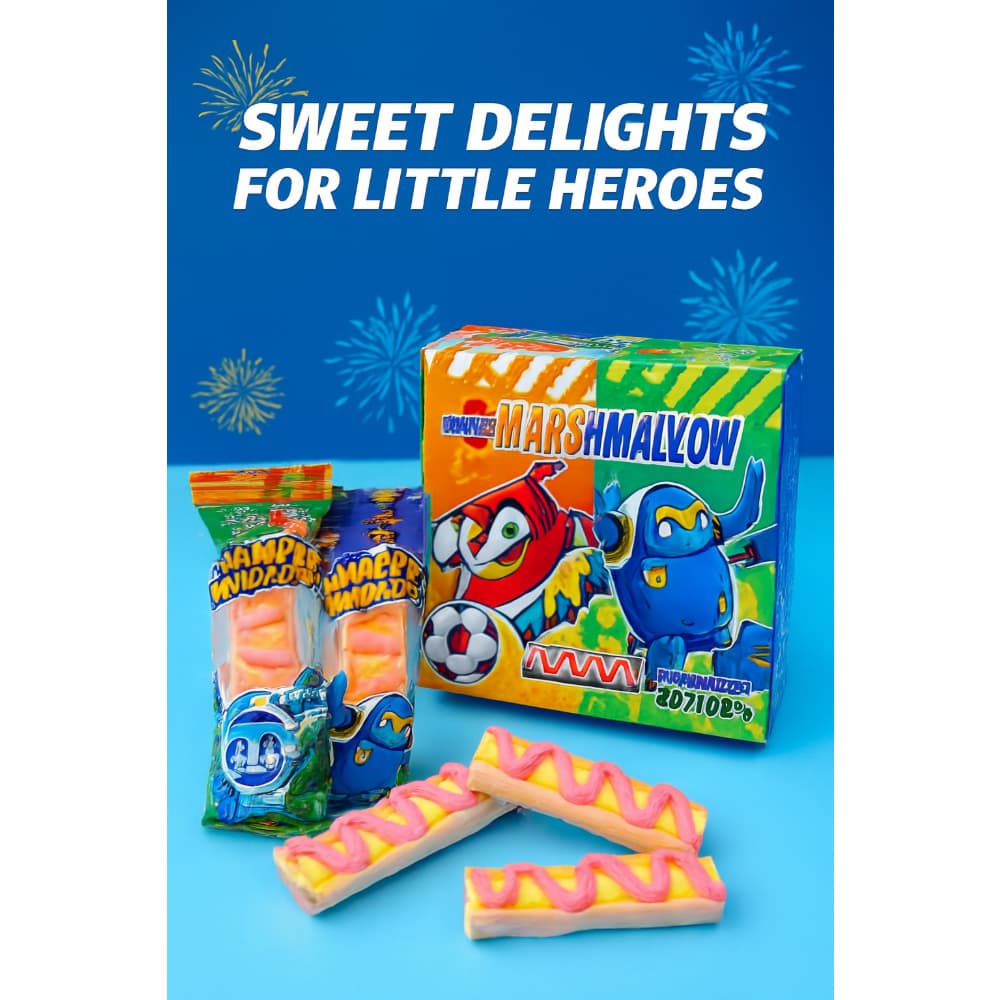 Malvavisco en forma de perro caliente Larbee (10 x 8 g / 0.28 oz) - Miniatura 4