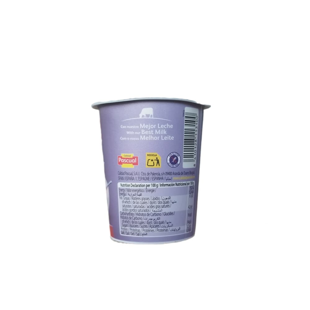Yogurt cremoso de fresa Pascual (4 x 125 g / 4.41 oz) - Miniatura 3
