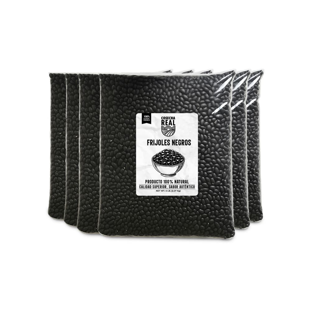 Frijoles negros Cosecha Real (6 x 2.27 kg / 5 lb) - Imagen 1
