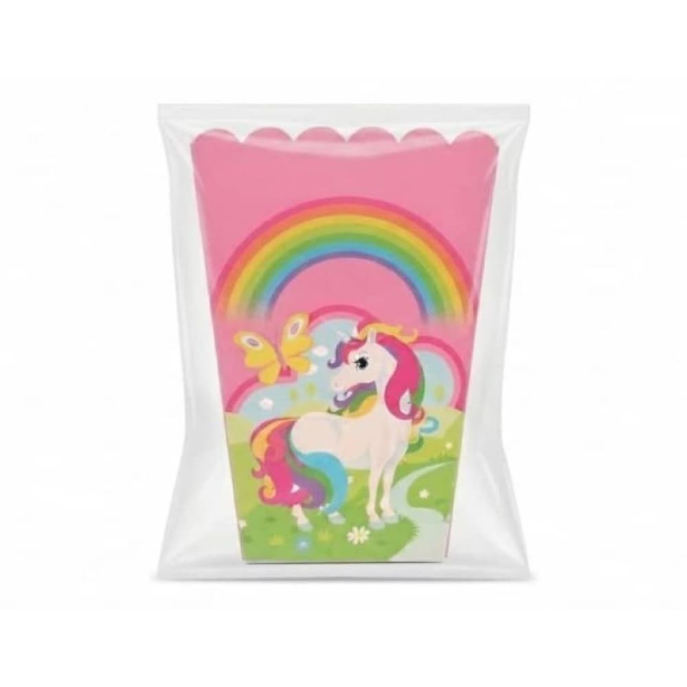 Envase para palomitas con diseño de unicornio Gutza (6 U) - Miniatura 2
