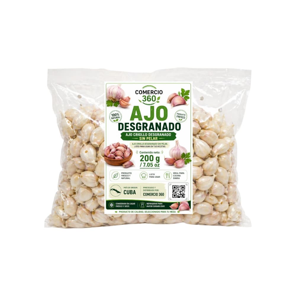 Ajo desgranado Comercio 360 (200 g / 7.05 oz) - Miniatura 1