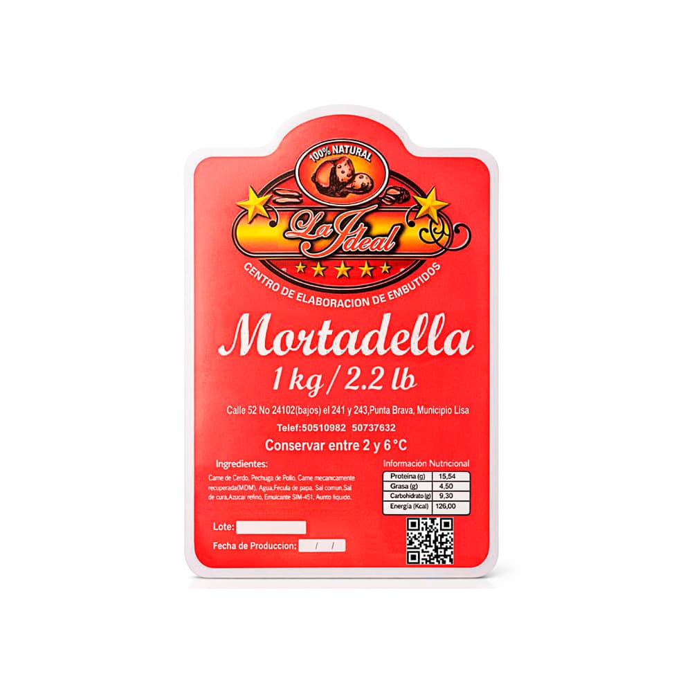 Mortadella La ideal (1 kg / 2.2 lb) - Miniatura 3