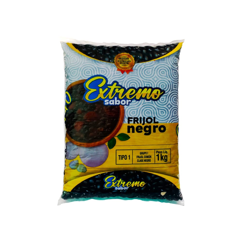 Frijoles negros Extremo Sabor (1 kg / 2.2 lb) - Imagen 1