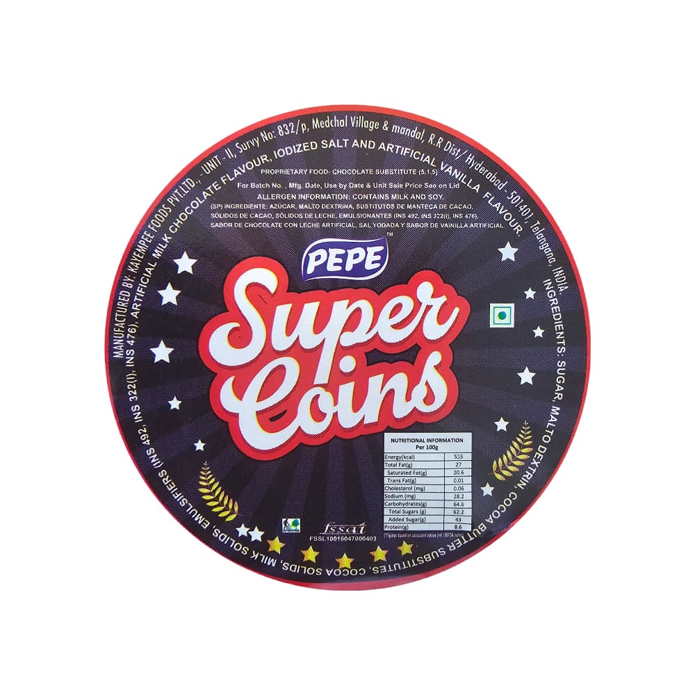 Monedas de chocolate Pepe (820 g / 1.81 lb) - Miniatura 3