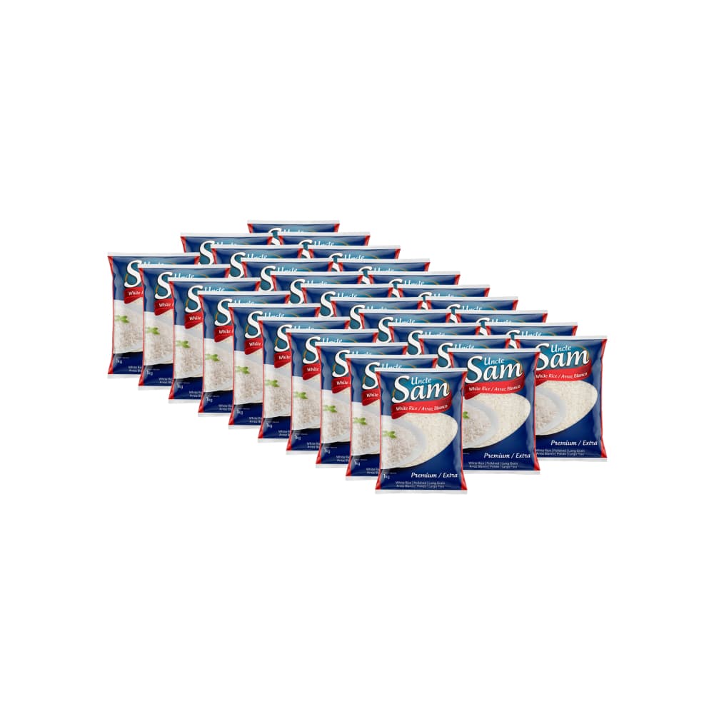 Arroz blanco grano largo Uncle Sam (30 x 1 kg / 2.2 lb) - Miniatura 1