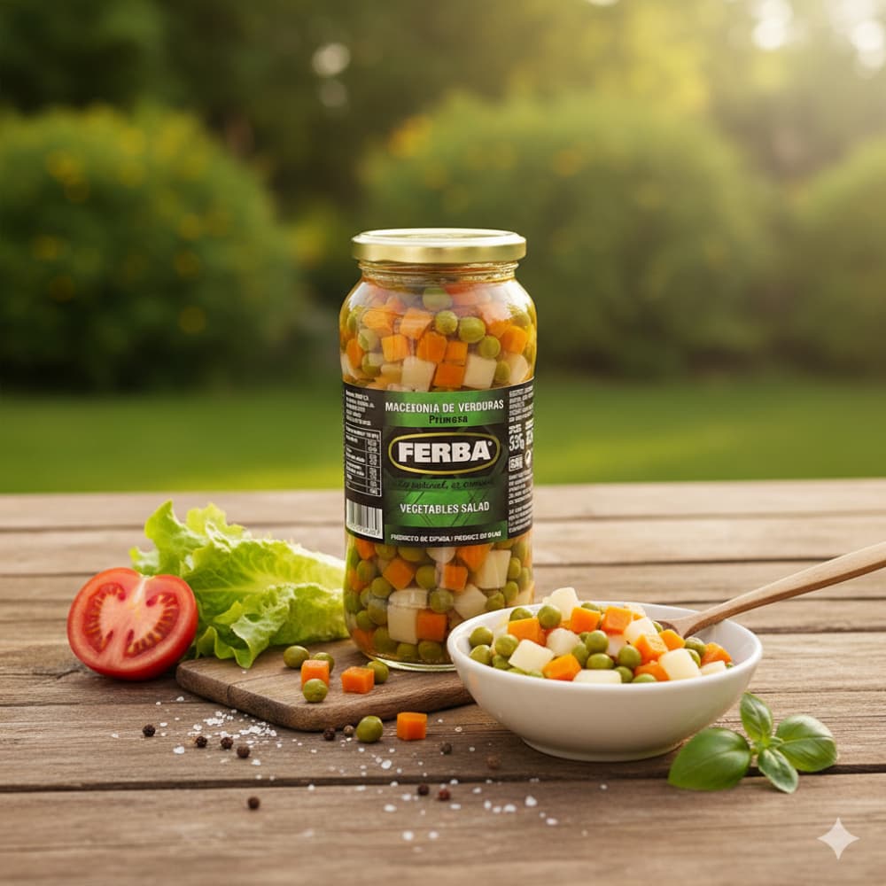 Macedonia de verduras Ferba (535 g / 1.17 lb) - Miniatura 5