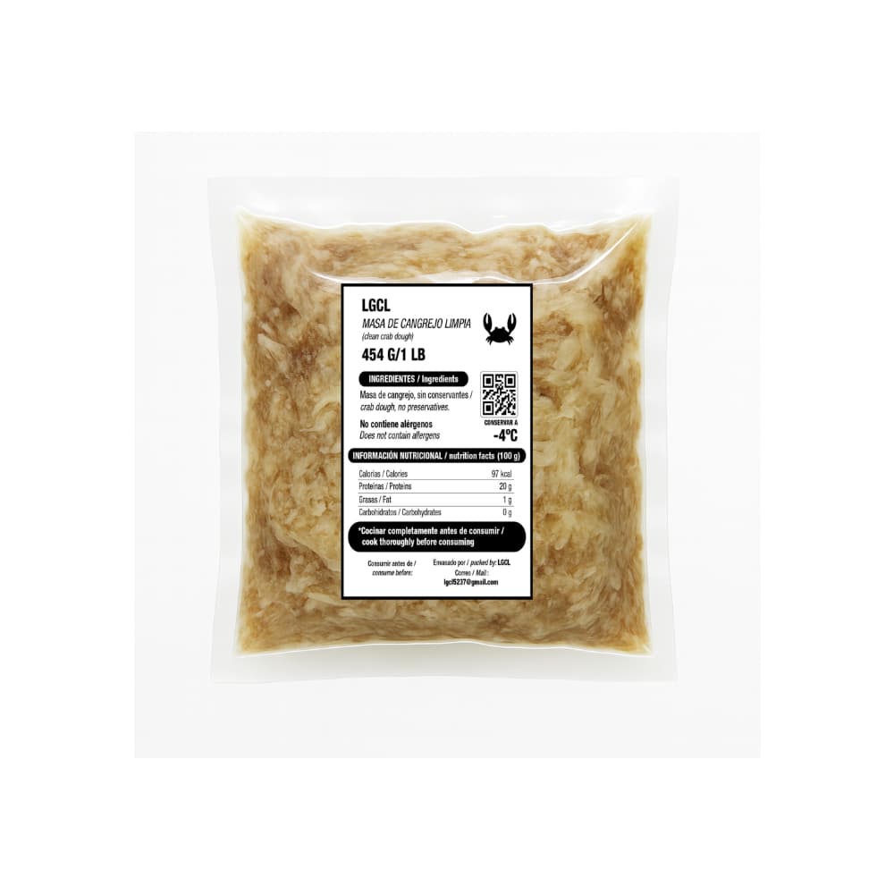 Masas de cangrejo limpia LGCL (454 g / 1 lb) - Miniatura 2