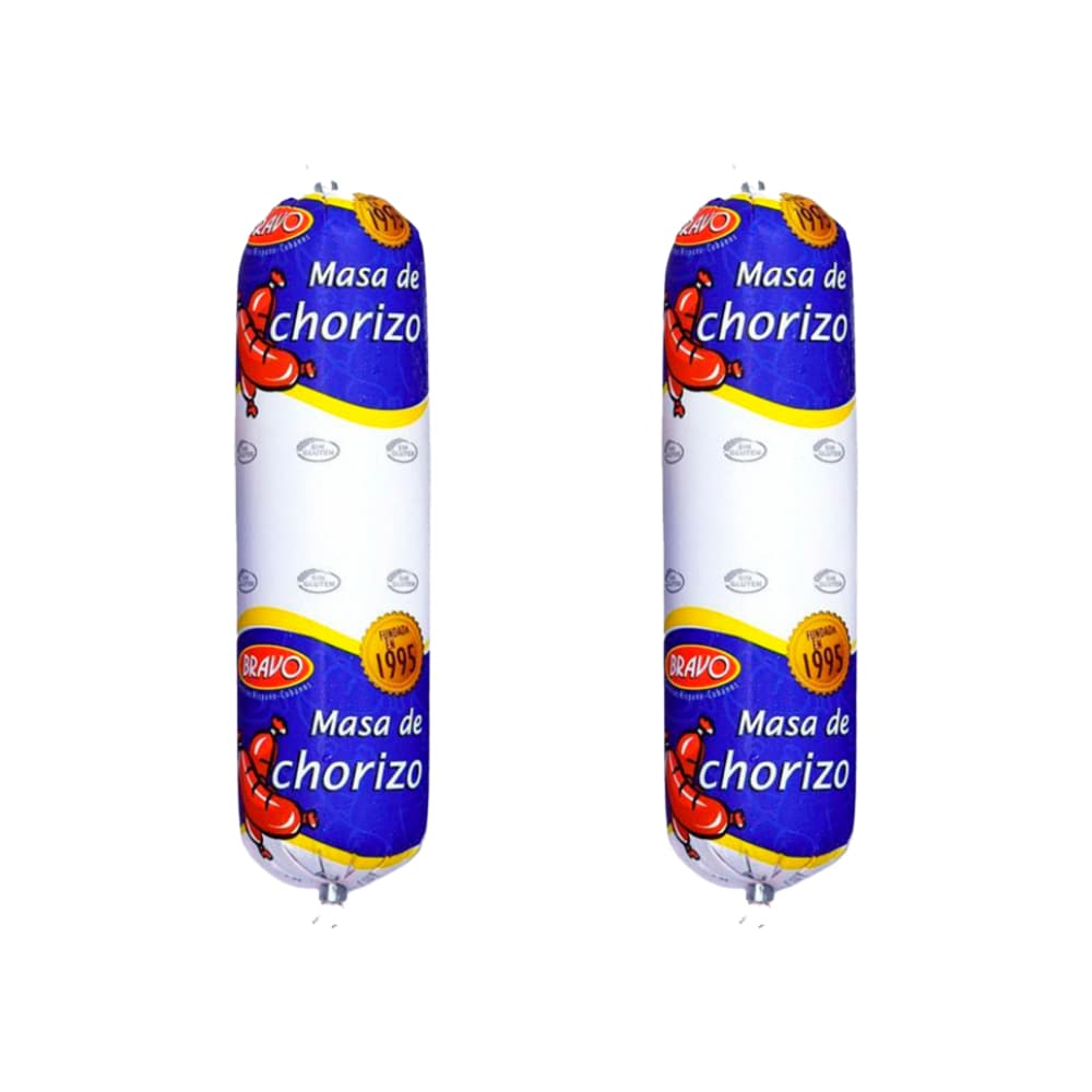 Masa de chorizo Bravo (2 x 400 g / 14.10 oz) - Miniatura 1