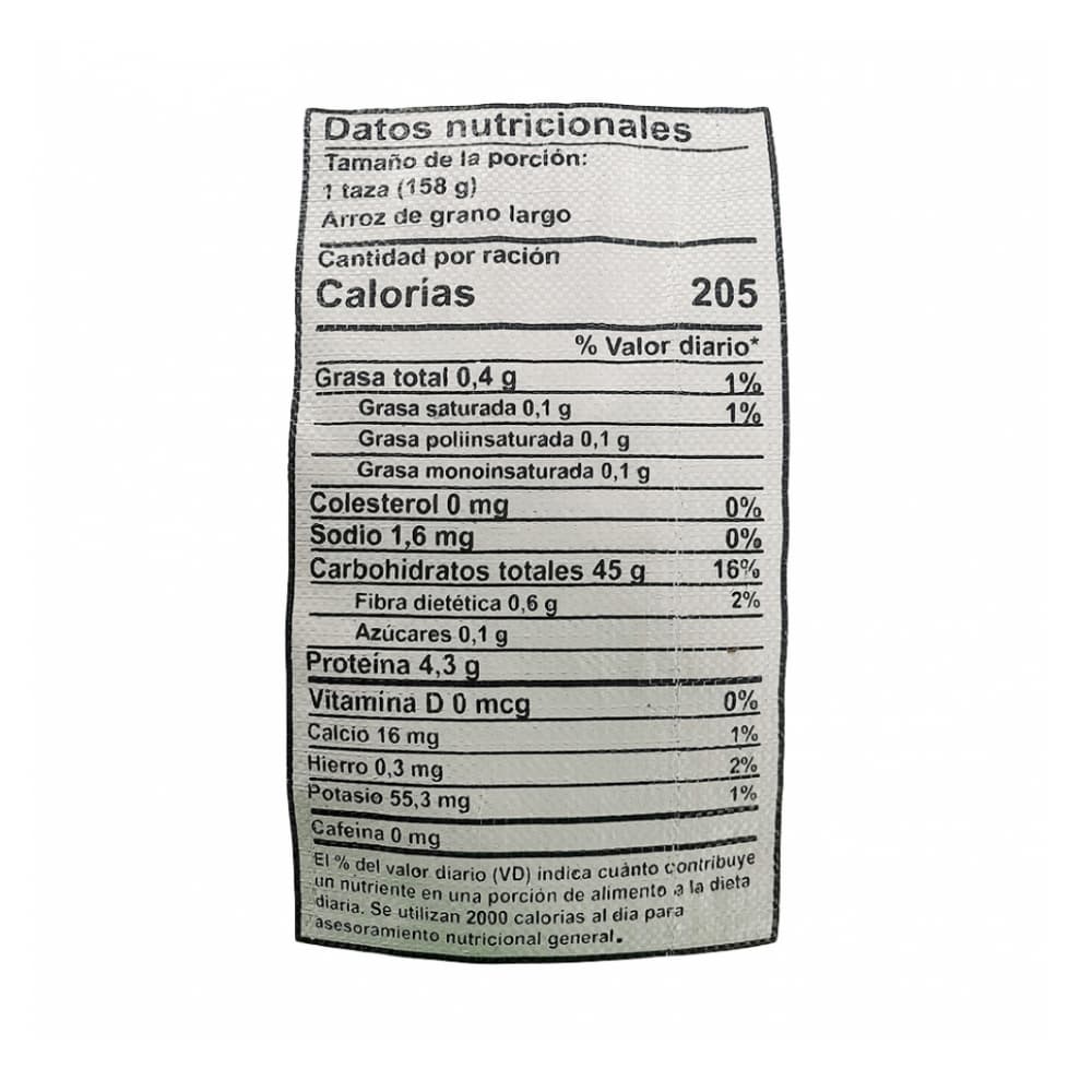 Arroz de grano largo 5% de grano partido Tatine (8 x 25 kg / 55.1 lb) - Miniatura 2