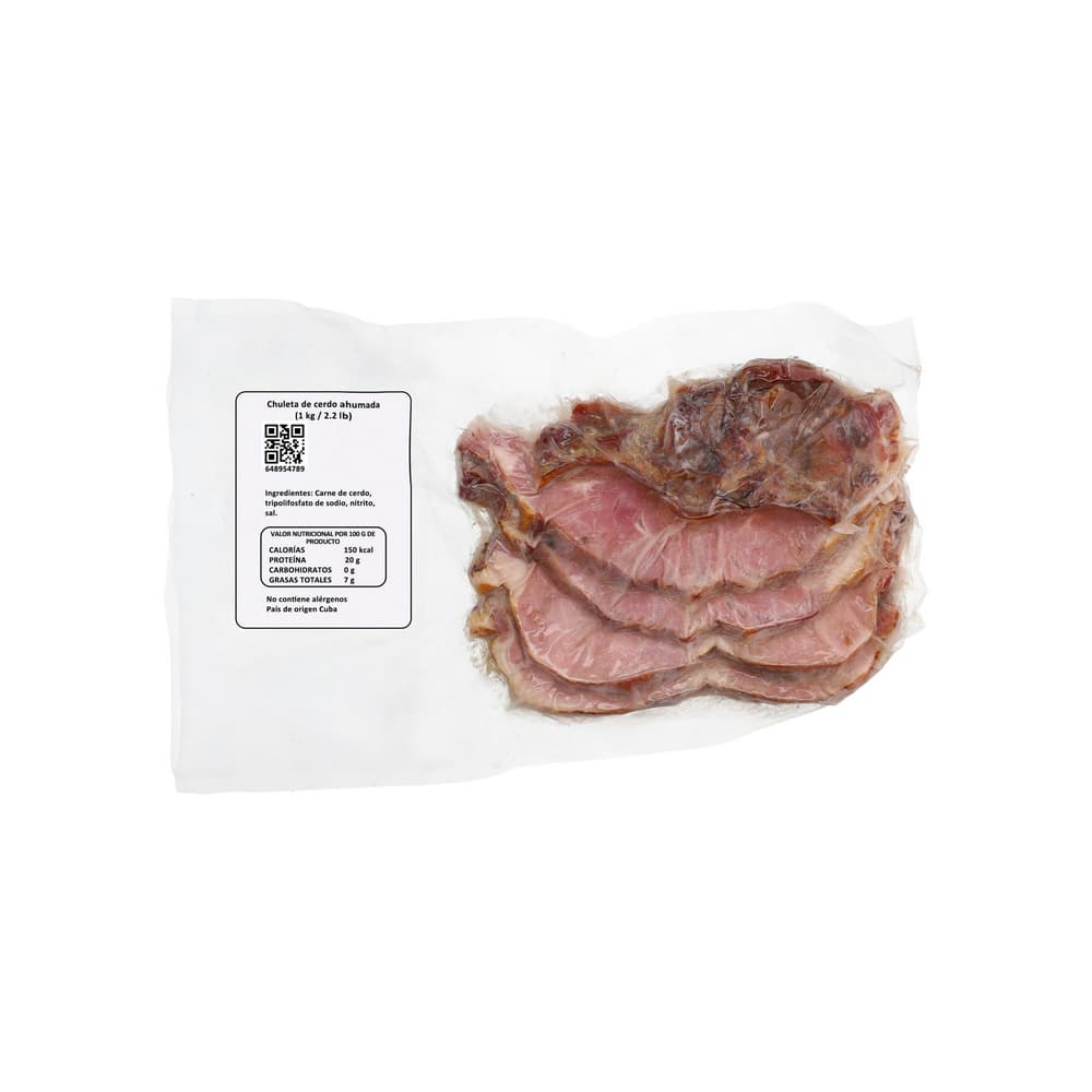 Chuleta de cerdo ahumada Y&D Ricos (1 kg / 2.2 lb) - Miniatura 2