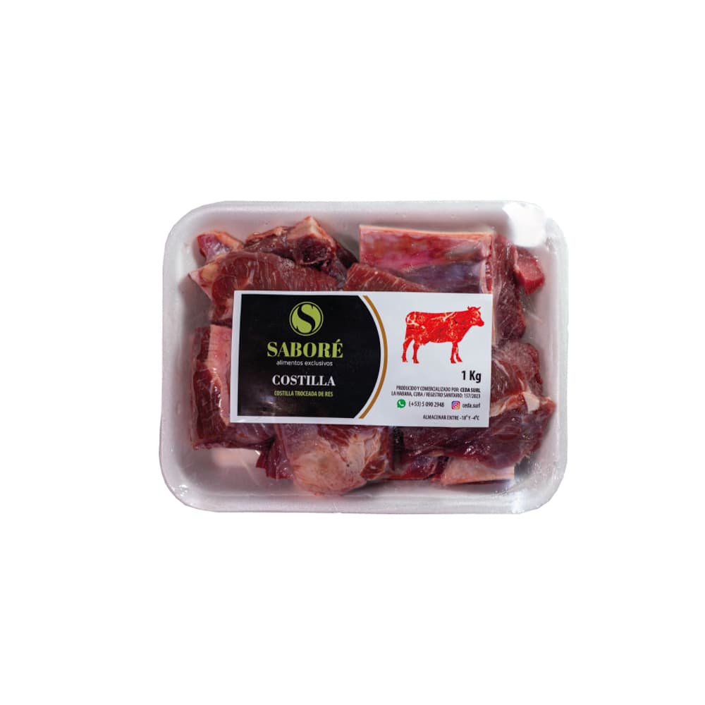 Costilla troceada de res Saboré (1 kg / 2.2 lb) - Miniatura 4
