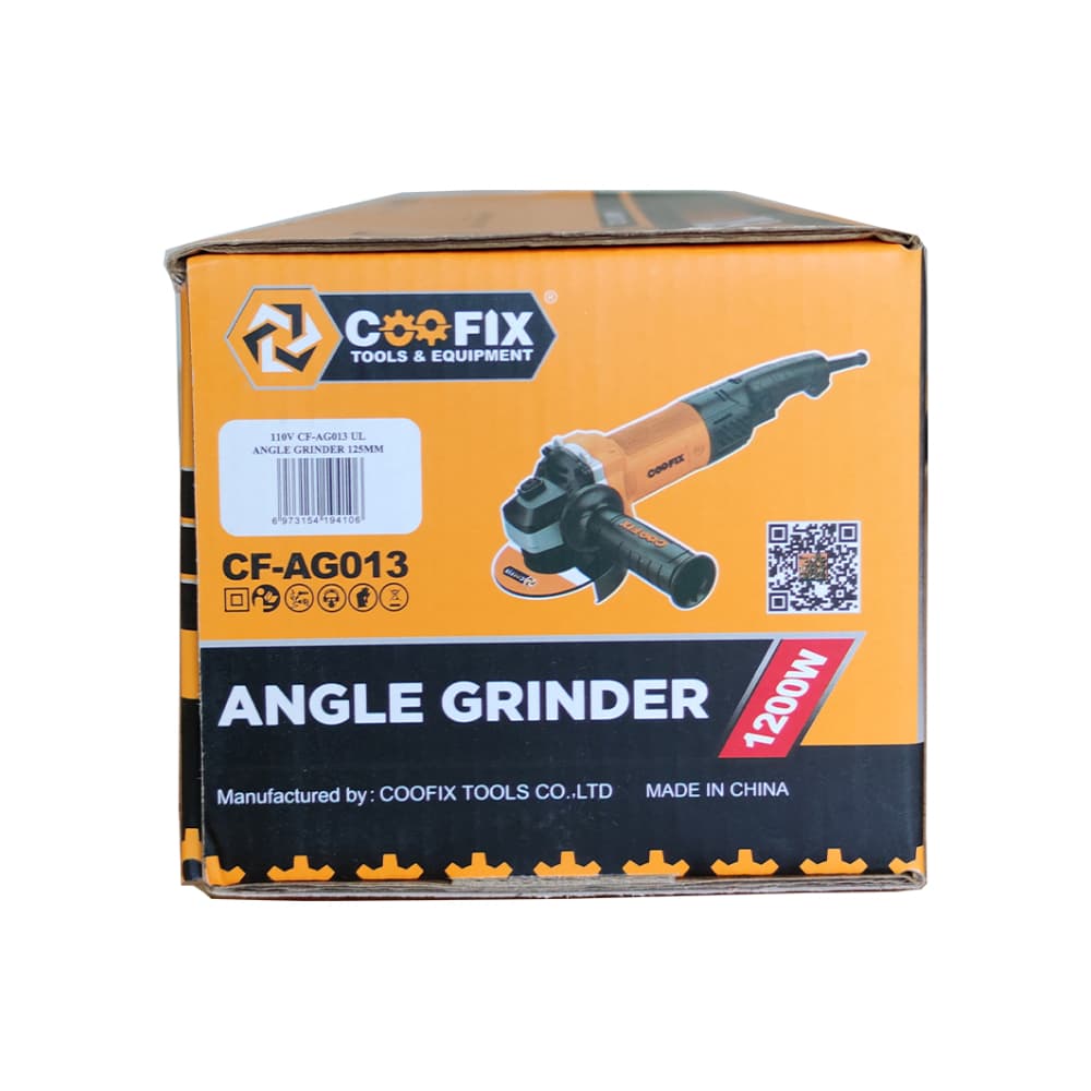 Pulidora - esmeril angular - de 125 mm / 1200 W Coofix CF-AG013 - Miniatura 3