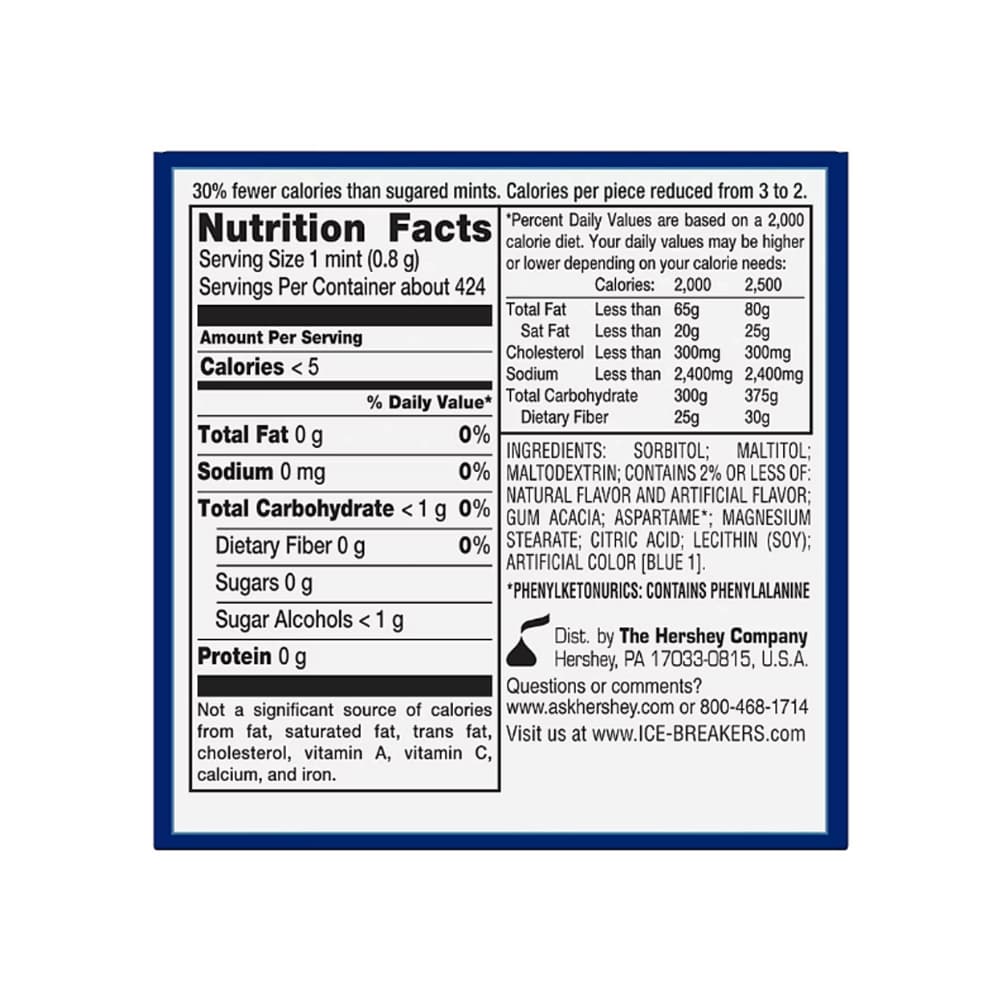 Mentas refrescantes sin azúcar Ice Breakers (42 g / 1.5 oz) - Miniatura 2