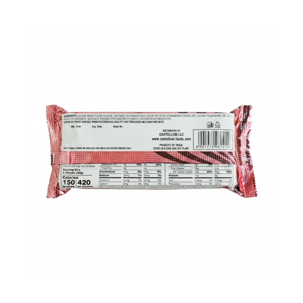 Sorbeto de vainilla con crema de fresa Castellum (85 g / 3.oz) - Miniatura 2
