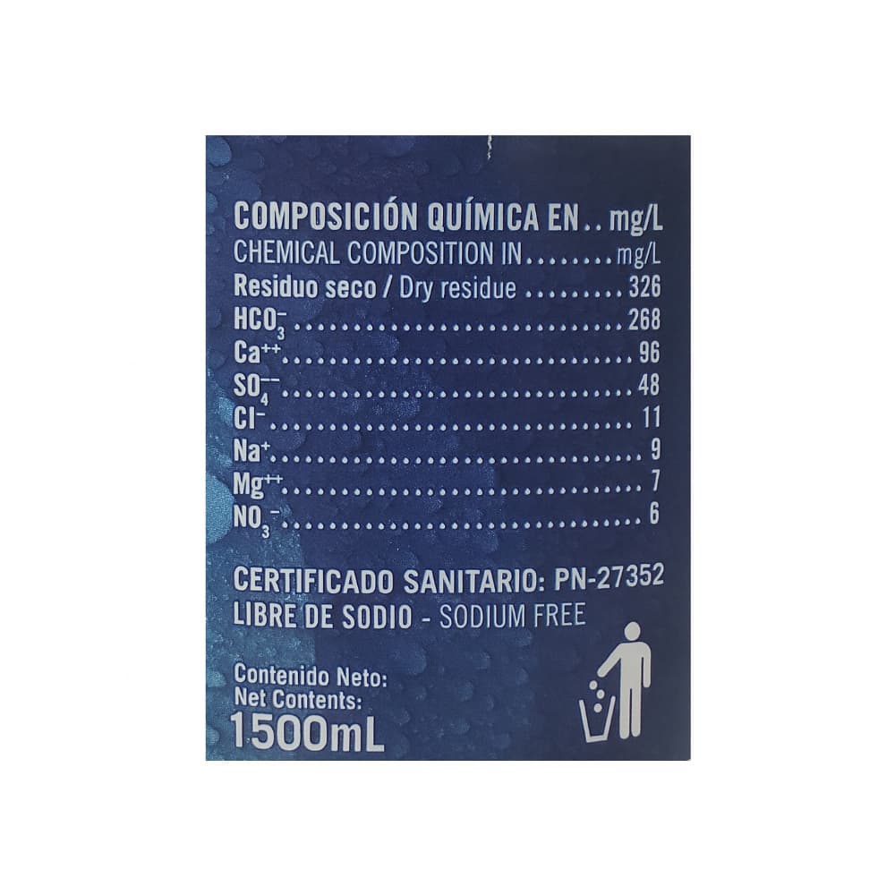 Agua mineral natural Ciego Montero (6 x 1.5 L) - Miniatura 2