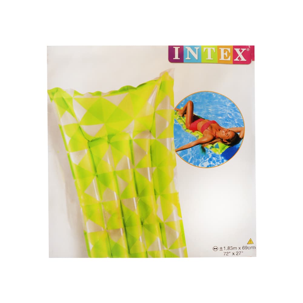 Balsa-Colchoneta inflable verde Intex 59712EU - Miniatura 3