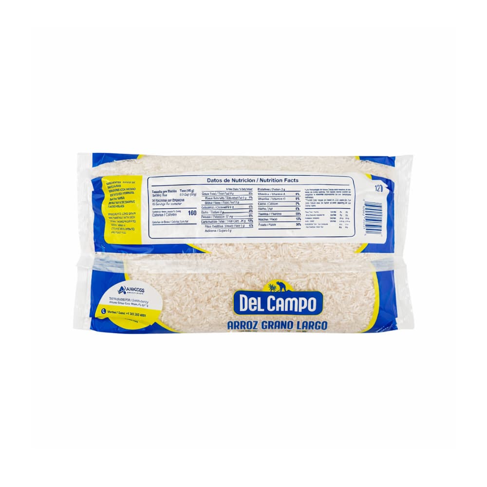 Arroz de grano largo Del Campo (2.27 kg / 5 lb) - Miniatura 10
