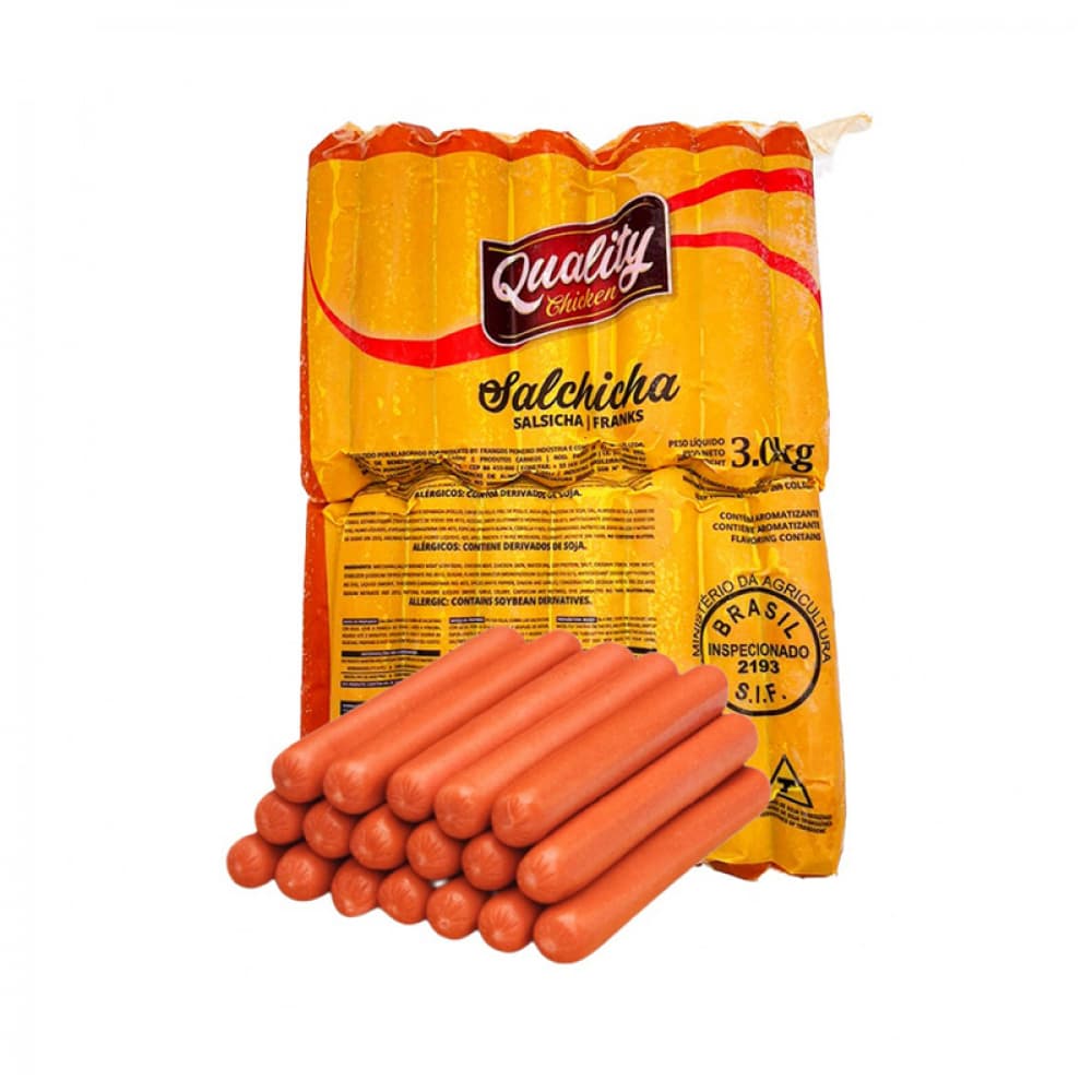 Salchichas de pollo Quality Chicken (3 kg / 6.61 lb) - Miniatura 3